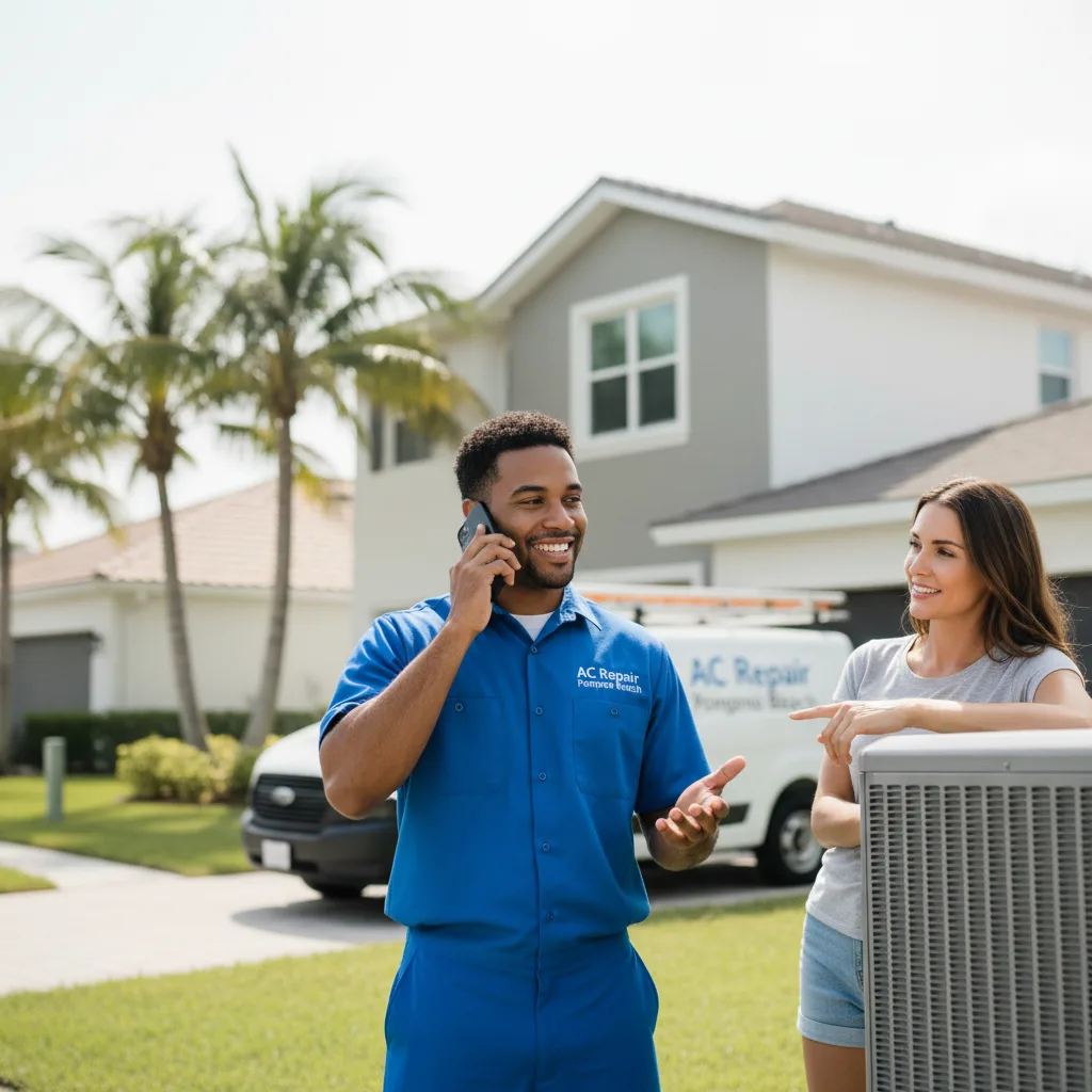 AC Repair Pompano Beach customer support in Seth